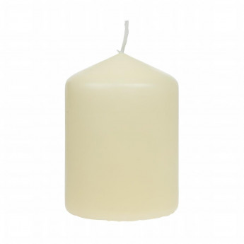 Ivory Pillar Short 3inch Candle (Pack of 12) - Click to Enlarge
