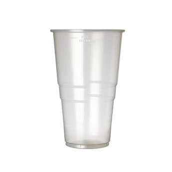 eGreen Flexy-Glass Recyclable Pint To Line CE Marked 568ml / 20oz (Pack of 1000) - Click to Enlarge