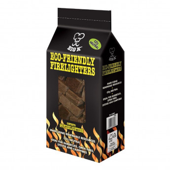 Big K Eco-Friendly Firelighters (Pack of 96) - Click to Enlarge