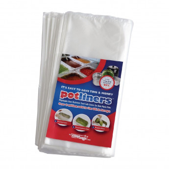 Potliners Size 6 Extra Small 1/6 GN Pot Liner (Pk 100) - Click to Enlarge