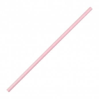 Fiesta Compostable Bendy Paper Straws Pink (Pack of 250) - Click to Enlarge