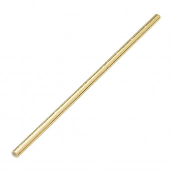 Utopia Biodegradable Paper Straws Gold (Pack of 250) - Click to Enlarge
