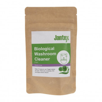 Jantex Green Biological Washroom Cleaner Sachets (Pack of 10) - Click to Enlarge