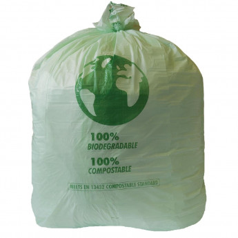 Jantex Large Compostable Bin Liners 90Ltr (Pack of 20) - Click to Enlarge