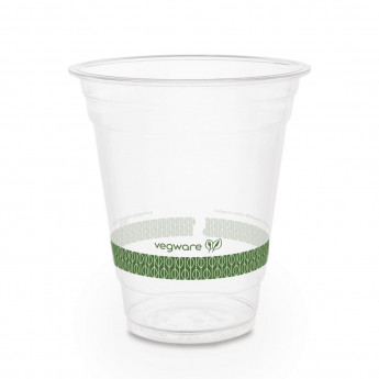 Vegware Compostable PLA Cold Cups 340ml / 12oz (Pack of 1000) - Click to Enlarge