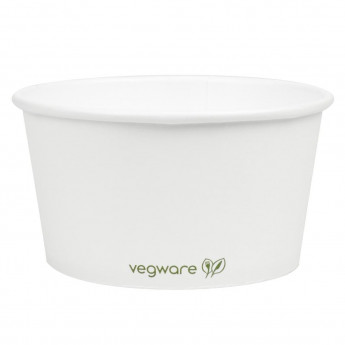 Vegware Compostable Hot Food Pots 340ml / 12oz (Pack of 500) - Click to Enlarge