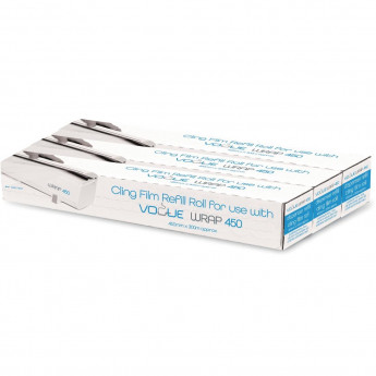 Vogue Cling Film 300m fits Wrap450 Dispenser (Pack of 3) - Click to Enlarge
