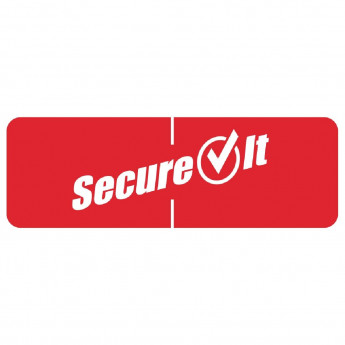 SecureIt Tamper-Resistant Removable Food Packaging Labels Small (Pack of 2 x 250) - Click to Enlarge