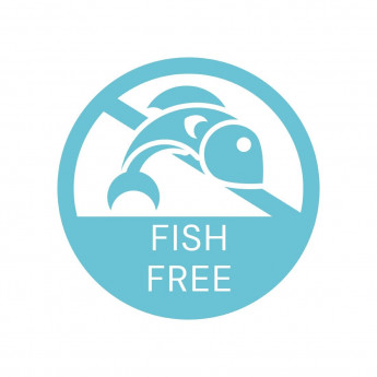 Vogue Removable Fish-Free Food Packaging Labels (Pack of 1000) - Click to Enlarge