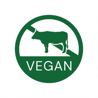 Vogue Removable Vegan Food Packaging Labels (Pack of 1000) - Click to Enlarge