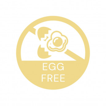 Vogue Removable Egg-Free Food Packaging Labels (Pack of 1000) - Click to Enlarge