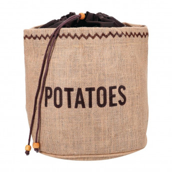 Natural Elements Hessian Potato Preserving Bag 25 x 25 x 24cm - Click to Enlarge