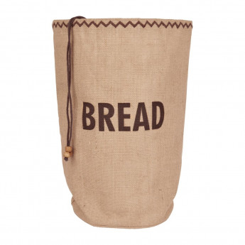 Natural Elements Hessian Bread Preserving Bag 34 x 17 x 42cm - Click to Enlarge