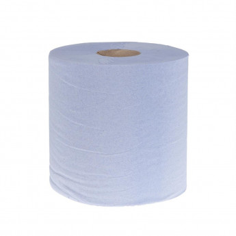 Jantex Blue Centrefeed Rolls 1ply 300m (Pack of 6) - Click to Enlarge