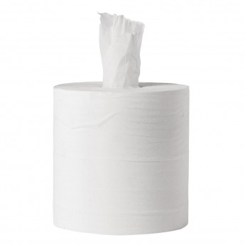 Jantex Centrefeed White Rolls 1-Ply 288m (Pack of 6) - Click to Enlarge