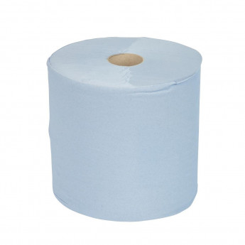 Jantex Blue Maxi Wiper Rolls 2ply (Pack of 2) - Click to Enlarge