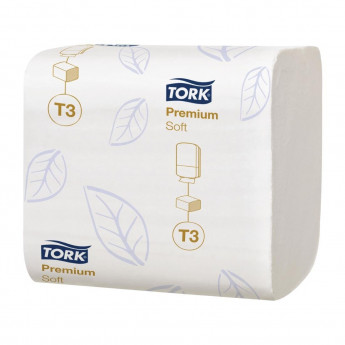 Tork Premium Folded Toilet Paper 2-Ply (Pack of 30) - Click to Enlarge