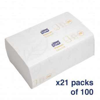 Tork Xpress Extra-Soft Multi-Fold Hand Towels 2-Ply (Pack of 2100) - Click to Enlarge