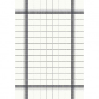 Dunisoft Towel Napkin Grey Check 38x54cm (Pack of 250) - Click to Enlarge