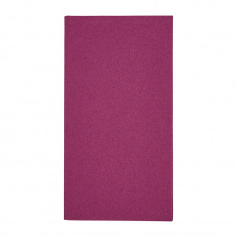 Fiesta Recyclable Premium Tablin Dinner Napkin Plum 40x40cm Airlaid 1/8 Fold (Pack of 500) - Click to Enlarge
