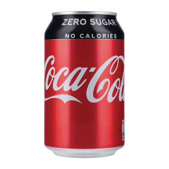 Coke Zero Cans 330ml (Pack of 24) - Click to Enlarge