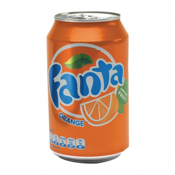 Fanta Orange Cans 330ml (Pack of 24) - Click to Enlarge
