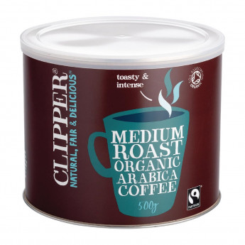 Clipper Fairtrade Arabica Coffee 500g - Click to Enlarge