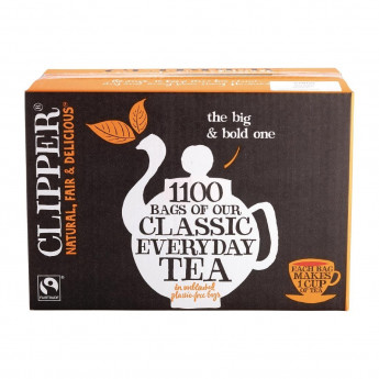 Clipper Fairtrade Teabags (Pack of 1100) - Click to Enlarge