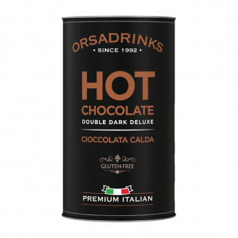 ODK Double Dark Deluxe Hot Chocolate Powder 1kg - Click to Enlarge