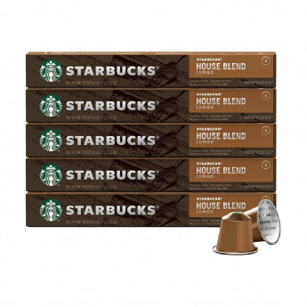 Starbucks House Blend Lungo Nespresso Coffee Pods (12 x 10) - Click to Enlarge