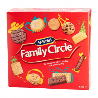 McVities Family Circle Biscuits 620g - Click to Enlarge