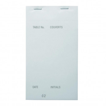 Carbonless Waiter Pad Duplicate Large (Pack of 50) - Click to Enlarge