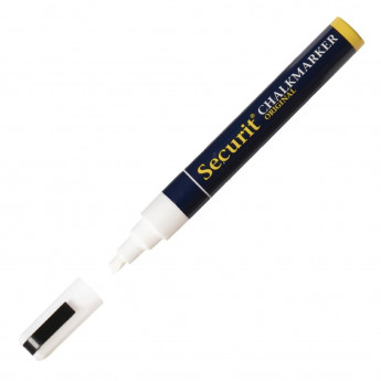 Securit 6mm Liquid Chalk Pen White - Click to Enlarge