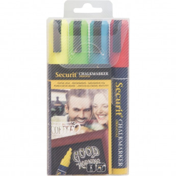 Chalk Markers Coloured (Pack of 4) - Click to Enlarge