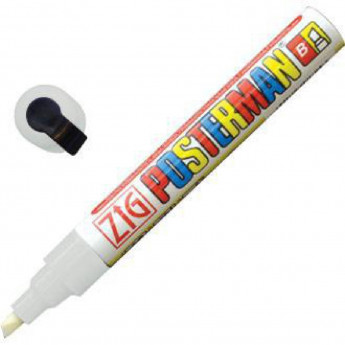 Securit White Chalk Marker 6mm Tip - Click to Enlarge
