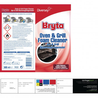 Bryta Foam Grill and Oven Cleaner Ready To Use 500ml - Click to Enlarge