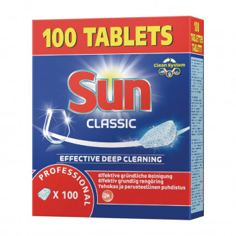 Sun Professional Dishwasher Detergent Tablets (100 Pack) - Click to Enlarge