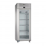 Gram Eco Twin 1 Glass Door 614Ltr Fridge Stainless Steel