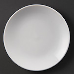 Olympia Whiteware Narrow Rimmed Plates 150mm (Pack of 12)