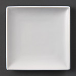 Olympia Whiteware Square Plates 140mm (Pack of 12)