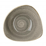 Churchill Stonecast Triangle Bowl Peppercorn Grey 235mm (Pack of 12)