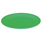 Olympia Kristallon Polycarbonate Plates Green 230mm (Pack of 12)