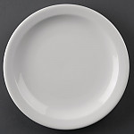 Olympia Athena Narrow Rimmed Plates 205mm (Pack of 12)