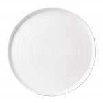 Vellum White Walled Plate 10 1/4 