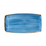Churchill Stonecast Rectangular Plate Cornflower Blue 350 x 185mm (Pack of 6)