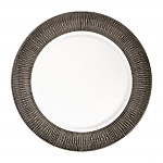 Churchill Bamboo Spinwash Footed Plates Dusk 260mm (Pack of 12)