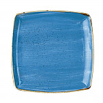 Churchill Stonecast Deep Square Plate Cornflower Blue 265mm (Pack of 6)