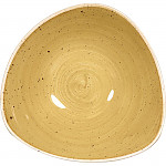 Churchill Stonecast Triangular Bowl Mustard 185mm (Pack of 12)