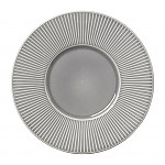 Steelite Willow Mist Gourmet Plates Medium Well Grey 285mm (Pack of 6)