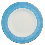 Steelite Rio Blue Slimline Plates 230mm (Pack of 24)